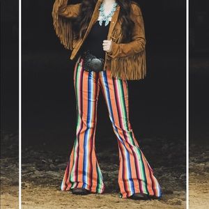 Ranch Dress’n Serape Super Flare Jeans